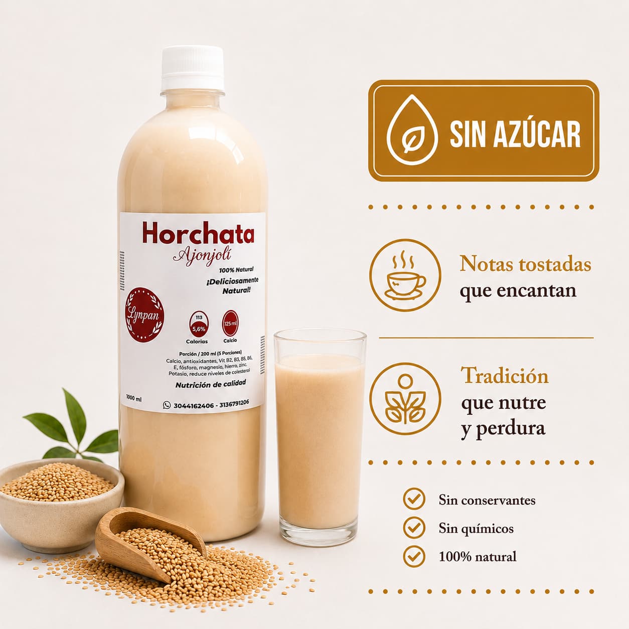 Horchata de Ajonjolí